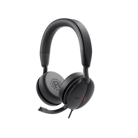 Dell | Pro Wired On-Ear Headset | WH5024 | Built-in microphone | ANC | USB Type-A | Black